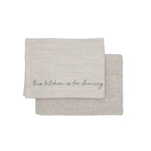 Kitchen & teatowel set